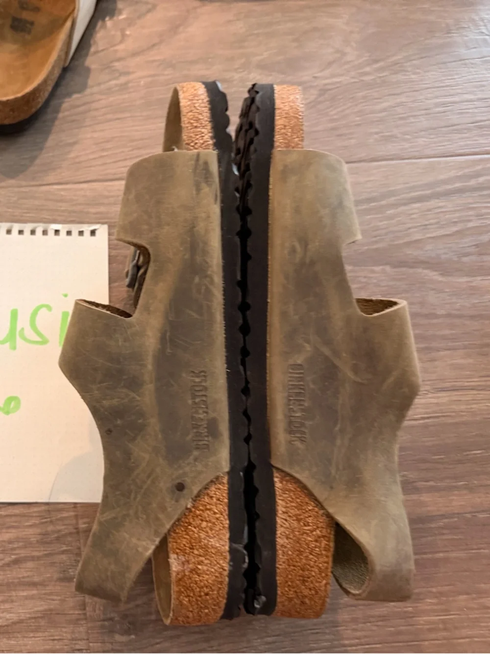 Birkenstock Brown Suede Adjustable Double-Strap Sandals - Picture 3 of 3